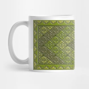 Navajo Pattern Tribal Ethnic Embossed Mug